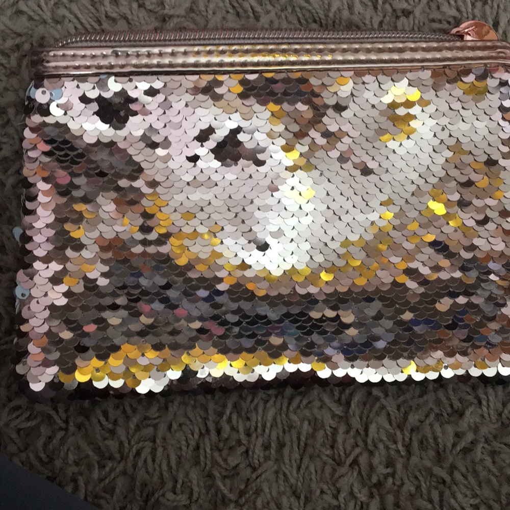 Rose gold pouch